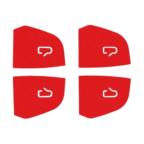 Car Interior Suede Door Button Trim Stickers ,Patch Trim Cover Acces