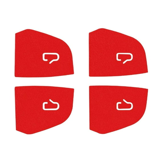 Car Interior Suede Door Switch Button Trim Stickers ,Patch Trim Cover Accessor