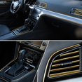 thumbnail image 1 of Car Interior Trim under $5! kkbbma Car Interior Decorative Strip, PVC Chrome Trim for Door, Dashboard, Center Console, 3M Adhesive-Free Installation, Vibration Noise Reduction, Multi-Color, 1 of 7