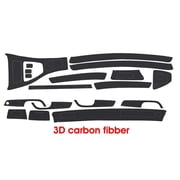 Car Interior Trim Kit Decal Wrap Matte Black For BMW 3 Series E90 E92 05-12