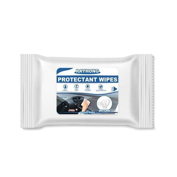Car Interior Wet Wipes Glass Leather Steering Wheel I9C1 Care Cleaning O7H2