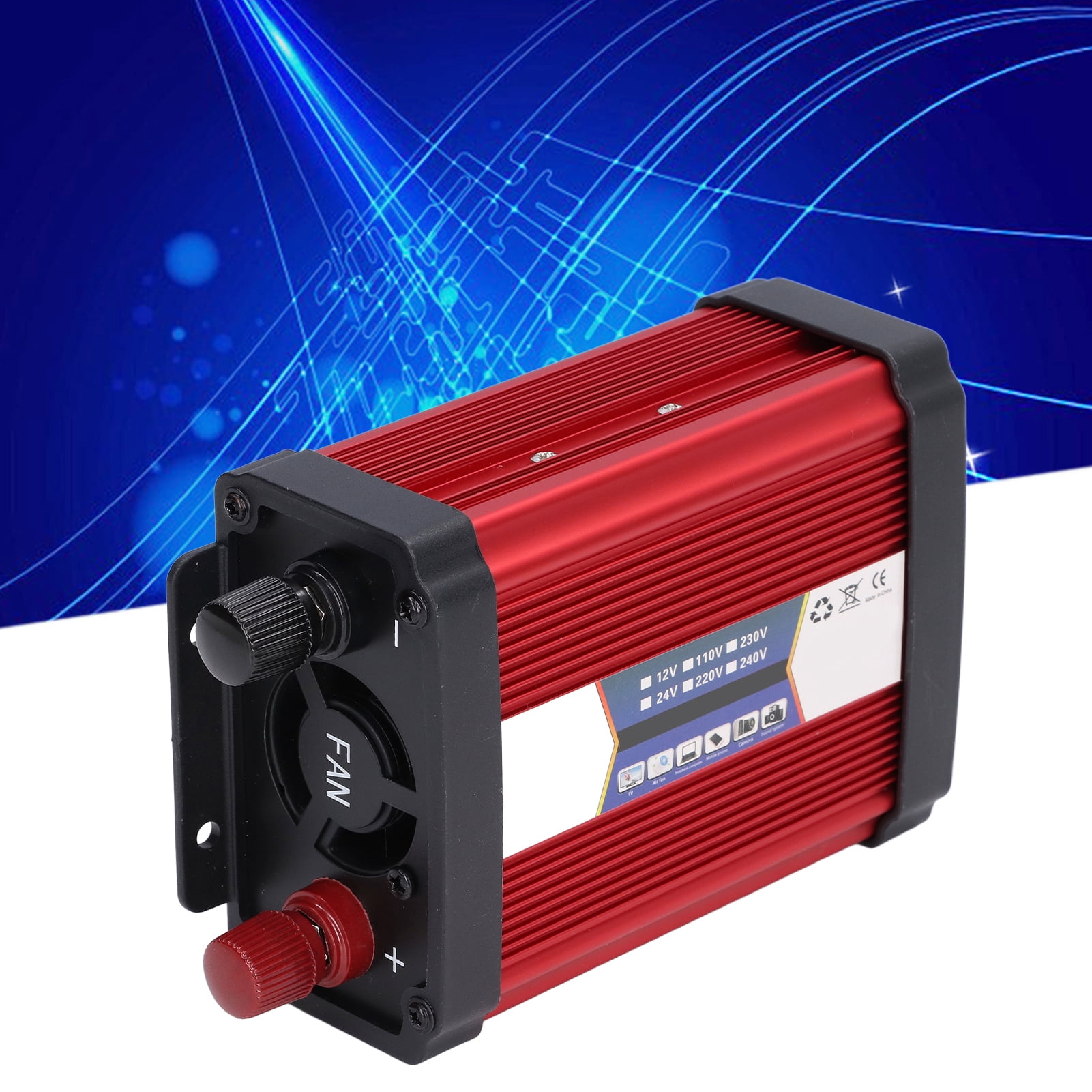 Car Inverter 1000W, DC To AC Converter W/ USB, Overload Low Voltage ...