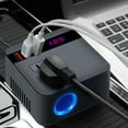 thumbnail image 1 of Car Inverter 150W Peak 12V/24V To 110V LED Display Sockets Power Inverter Adaptor Fast Charging, 1 of 9