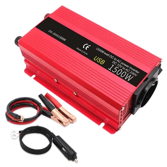 Car Inverter 500W-2600W Peak Power DC12V-AC 50Hz Transformer Inversor ,High-efficiency Conversion