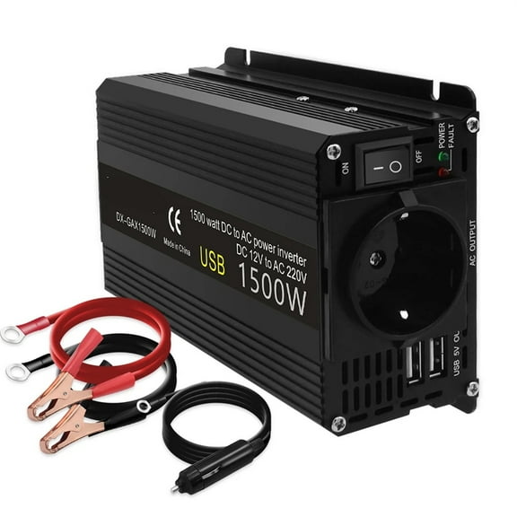 Car Inverter 500W-2600W Peak Power DC12V-AC 50Hz Transformer Inversor ,Protect Your Appliances