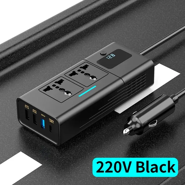 Car Inverter Car Cigarette Iighter 12v Can Be Converted To 110v Or 220v