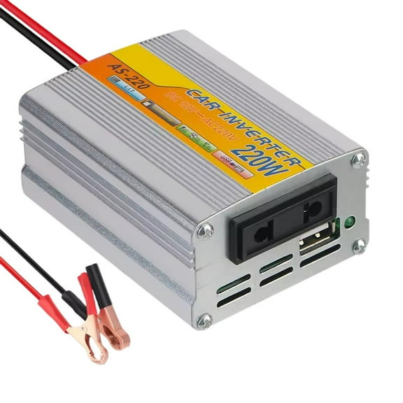 Car Inverter Pure Sine Wave Inverter Power Converter Truck Home RV Car New T4