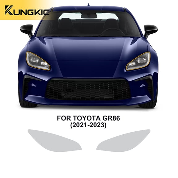 Car Invisible Protection Film TPU Headlight Film for 2021 2022 2023 Toyota GR86, 2pcs