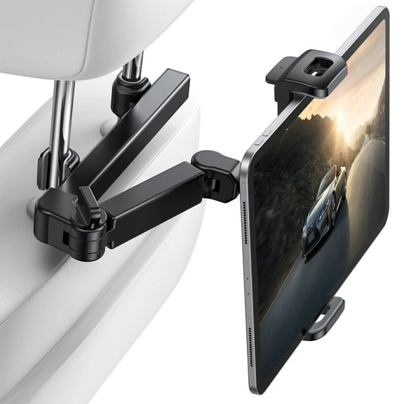 Car Ipad Holder Backseat Kids Car Headrest Tablet Mount Holder Stretchable Backseat Tablets Stand for Kids Compatible with iPad Air Mini/Cell Phone/Galaxy Tab/Switch Lite or Other 4.7-11" Device