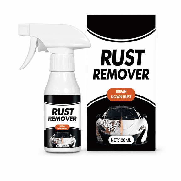 Car Iron Remover Spray 4.06 fl oz, Wheel Cleaner and Rust Spot Remover for Auto Detailing, Paint Surface, Rims, Metal Hardware, Garage Care