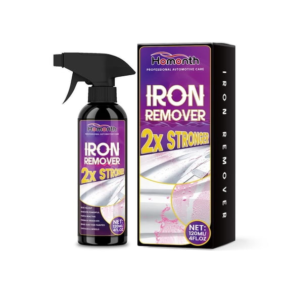 Car Iron Remover Spray, Brake Dust & Rust Cleaner for Wheel, Caliper, Motorcycle, RV & Painted Surface