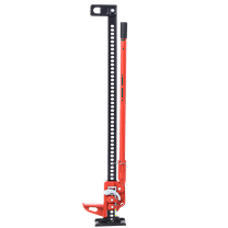 Car Jack High Lift Farm Jack, 48" Utility Farm Jack, 7000 lbs Capacity Ratcheting Off Road Utility Jack, Heavy-Duty Farm Jack for Tractor, Truck, SUV, Bumper Lift, RED,Floor Jack