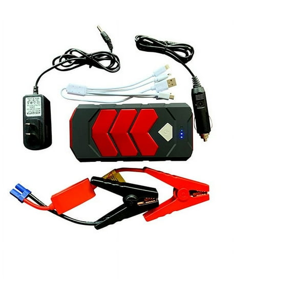 Car Jump Starter, 10A Portable Charger Power Bank with LED Flash Light