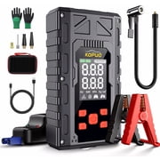 KOPUO Car Battery Jump Starter with Air Compressor,7000A Jumper Box for Car Battery Portable Booster Jump Pack,12V Jump starter 150PSI Car Tire Inflator Air Pum