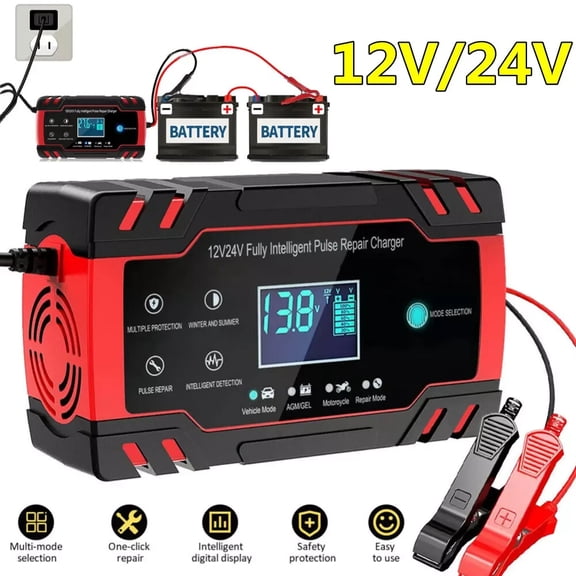 Car Jump Starter Booster Jumper Box Power Bank Battery Charger Portable 12/24V