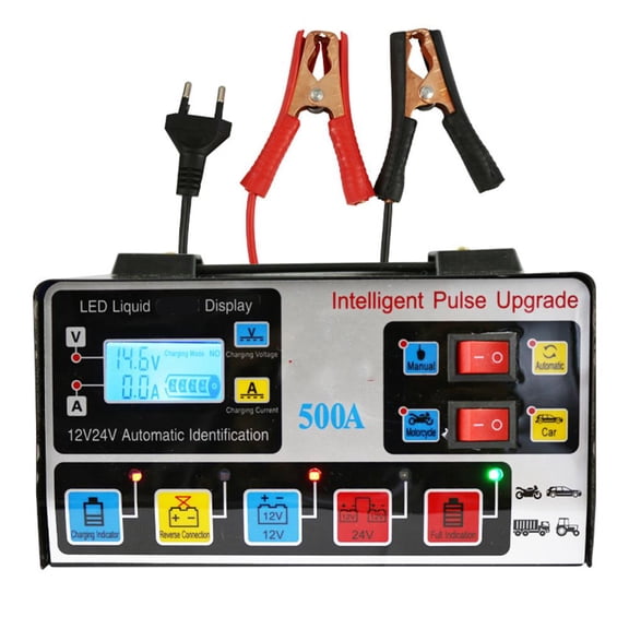 Car Jump Starter Power Bank with Five - stage Pulse Repair, LED Display, 220W Copper Transformer for Emergency Use