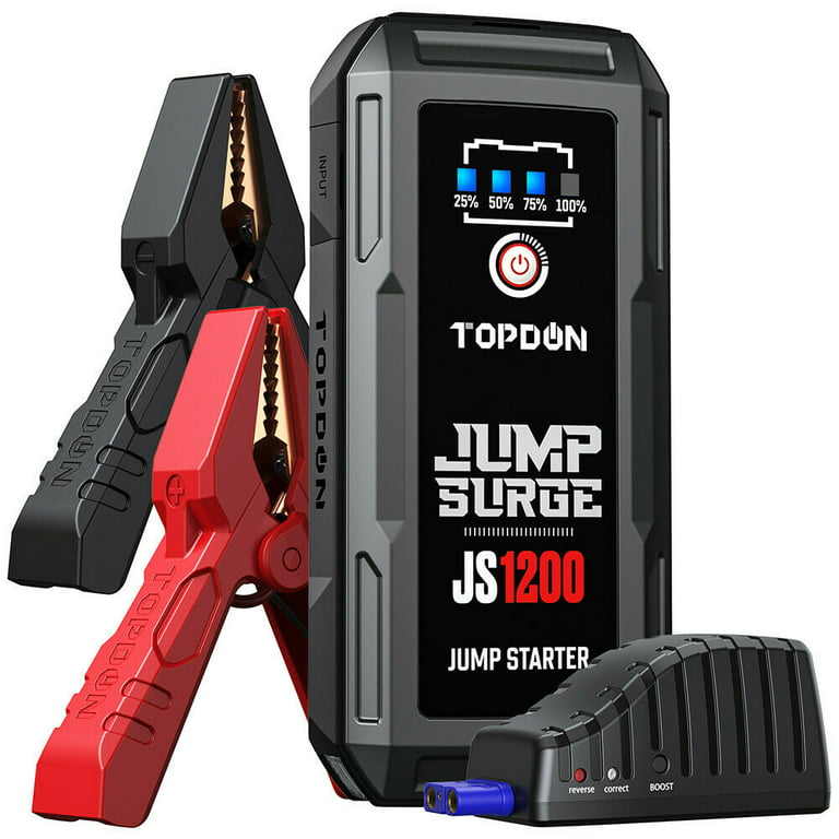 Car Jump Starter Topdon JS2000 12V 2000Amp Battery Booster Pack Charger  16000mAh