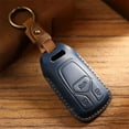 thumbnail image 1 of Car Key Case Cover Key Bag For Audi a1 a3 8v a4 b9 a5 a6 c7 q3 q5 q7 tt Holder Shell Auto Keychain Protect Set Accessories, 1 of 17