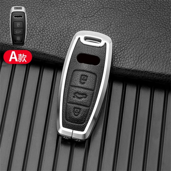 Car Key Case Cover Key Bag For Audi a1 a3 8v a4 b9 a5 a6 c8 q3 q5 q7 tt Keychain Accessories Car-Styling Auto Holder Shell