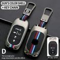 thumbnail image 1 of Car Key Case Cover Key Bag for Honda Civic Accord Vezel 2022 CR-V XR-V Accessories Car-Styling Holder Shell Keychain Protection, 1 of 10