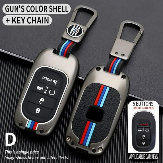 Car Key Case Cover Key Bag for Honda Civic Accord Vezel 2022 CR-V XR-V Accessories Car-Styling Holder Shell Keychain Protection