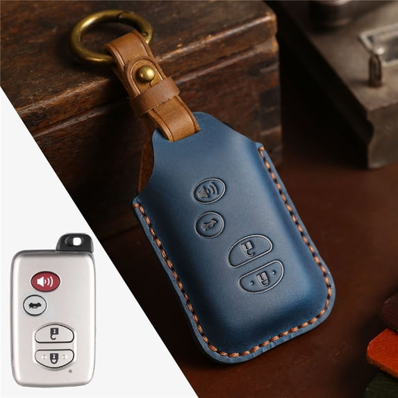 Car Key Case Cover bag For Toyota Land Cruiser Prado 150 Camry Prius Crown Keychain Holder Accessories Car-Styling Holder Shell