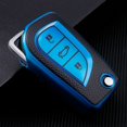 thumbnail image 1 of Car Key Case For Toyota For Rav4 3 Buttons Soft Tpu Cover Shell, 1 of 4