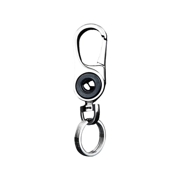 Car Key Chain With Double Loop And Waist Hanging Buckle Design, Creative Ring Pendant For Business Key Management, Suitable For Professionals And Daily Car Key Organization