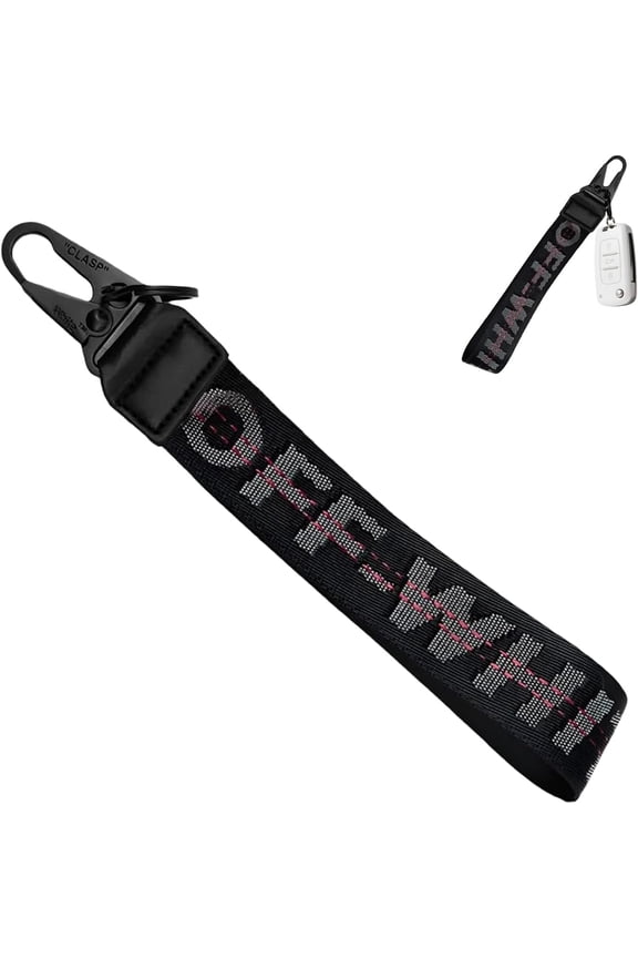 Car Key Chain, Webbing Keychain Wrist Strap, Car Key Accessories, Wallets, Jeans Trendy Letter Pendants