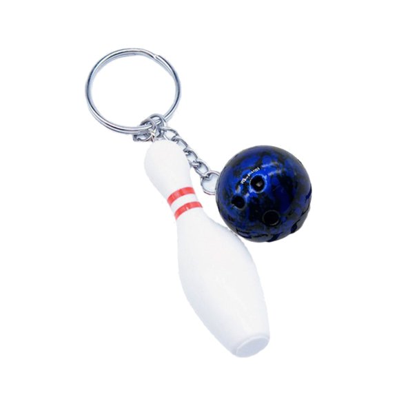 Car Key Chains Bowling Pin Keychain Bowling Pendant Hangings Ornaments
