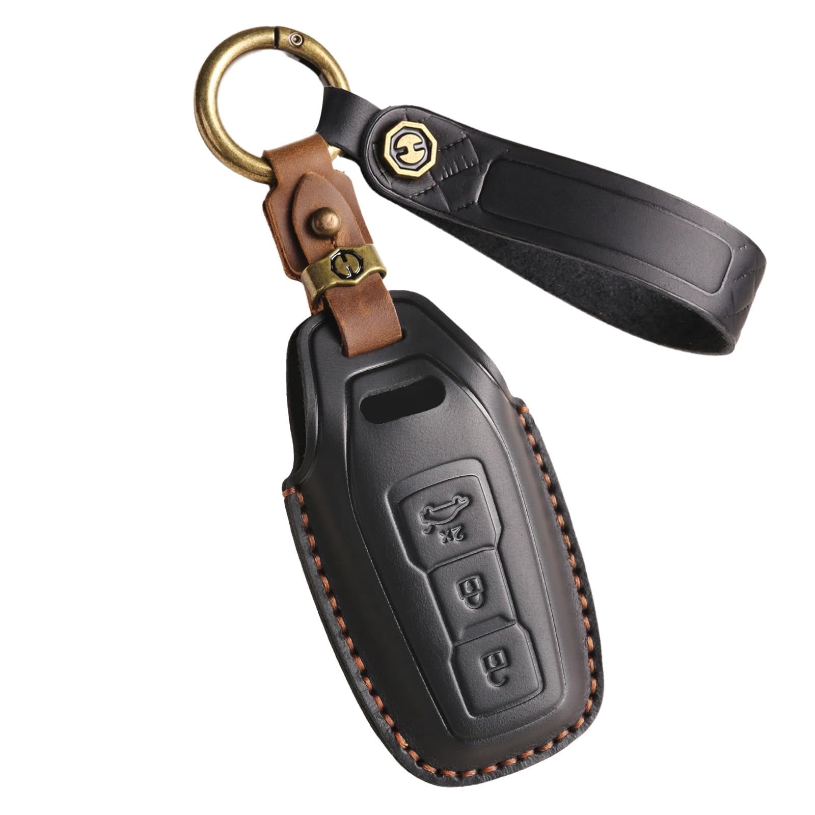 Car Key Cover Fot for Audi 2025 Key Fob Smart Remote Key Skin for A5 A5L A6 A6L Q6L Q6 RSQ6 RS6 SQ6 S6 e-tron,360 Degree Full Protection