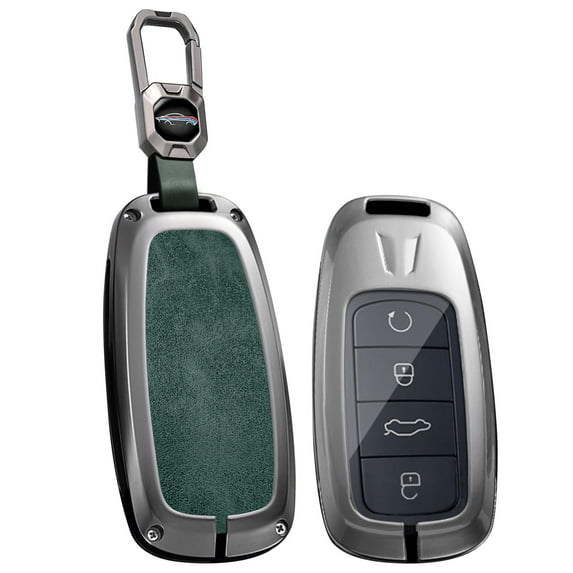 Car Key Cover with Keychain Fit for Chery Tiggo 9 Tiggo 8 PRO Tiggo 8 PRO MAX Tiggo 7 PRO MAX Omoda 5/C5 Jaecoo 7 Arrizo 5,Smart Remote Key Fob Protector Antiscratched Key Bag