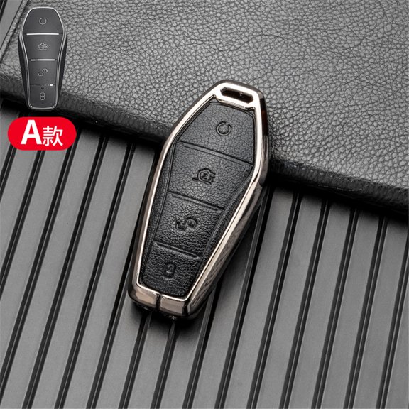 Car Key Cover Smart Remote Key Case for BYD Tang DM 2018 Key Bag Auto Accessories Keychain Keyring Key Covers