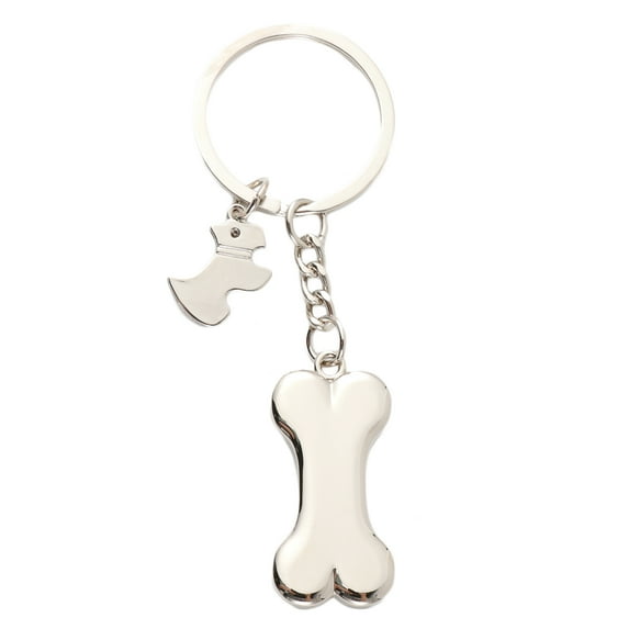 WEUVEB 1Pc Metal Bone Keyring Creative Party Favor Keychain for Bag and Keys