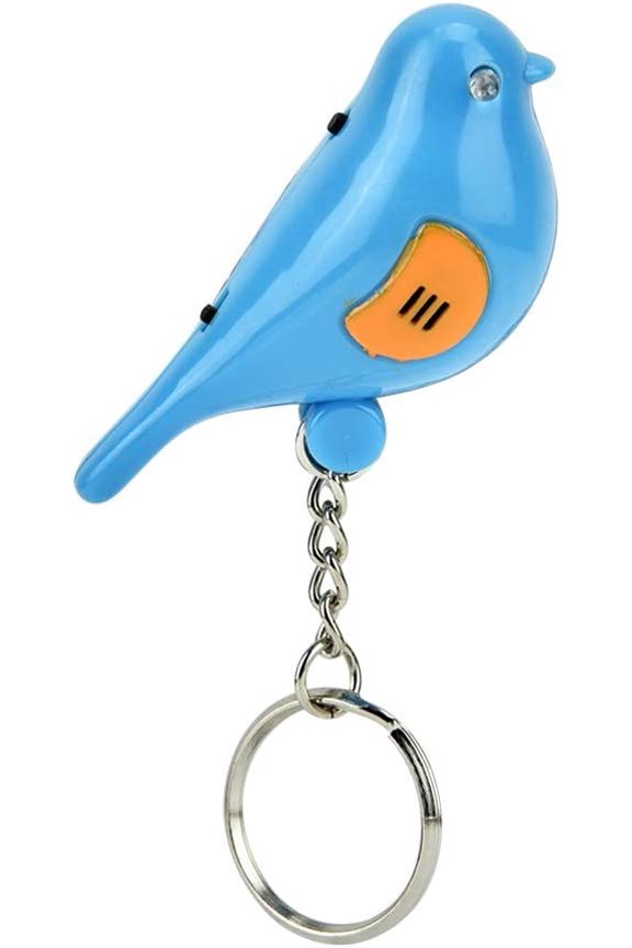 Car Key Finder Locator with Sound, clap Finder Key Finder Keychain Sound Control clap Key Finder Keyring Whistle Key Finder Whistle Key Holder for Key Finding Lost Prevent (Blue)