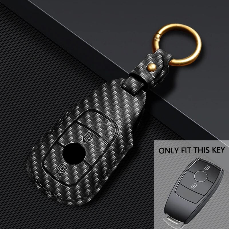 Car Key Fob Case Cover Protector For Mercedes Benz E C G M R S Class W204 W212 W176 GLC CLA GLA AMG Car Accessories Keychain