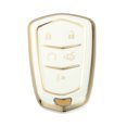 thumbnail image 1 of Car Key Fob Cover 5 Button Remote Key Fob Case TPU Button Full Protector Cover for White for Cadillac XT5 2017-2020, 1 of 6