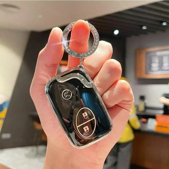 Car Key Fob Cover Case Fit for Lexus CT200H ES350 Car Key Protective Cover Keychain TPU Key Holder 3 Buttons