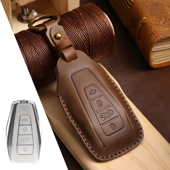 Car Key Fob Cover Case Shell Holder Set For Geely Coolray X6 Emgrand Global Hawk GX7 Remote Accessories Car-Styling Keychain