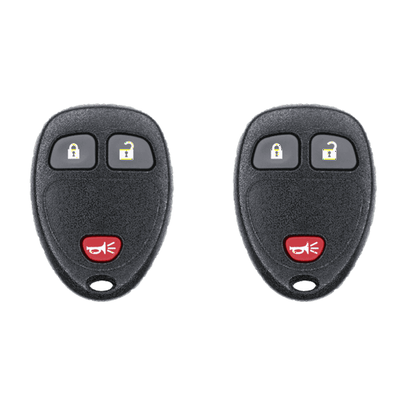 Car Key Fob Keyless Entry Remote for 2008 Buick Enclave FCC OUC60270 OUC60221 Part Number 15913420 20868852 20669056 20869056 22936099 20952475 (all PN's are interchangeable) Pack of 2