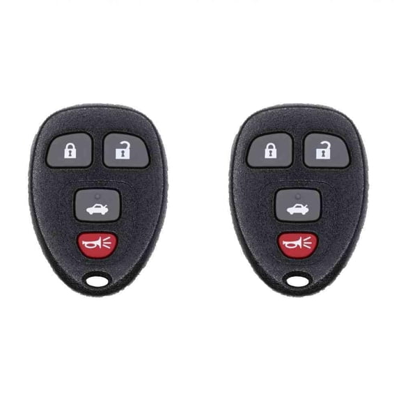 Car Key Fob Keyless Entry Remote for Chevrolet Impala 2010 FCC OUC60270 OUC60221 Part Number 15912859 20935330 10337866 15859329 20833561 22952177 Pack of 2
