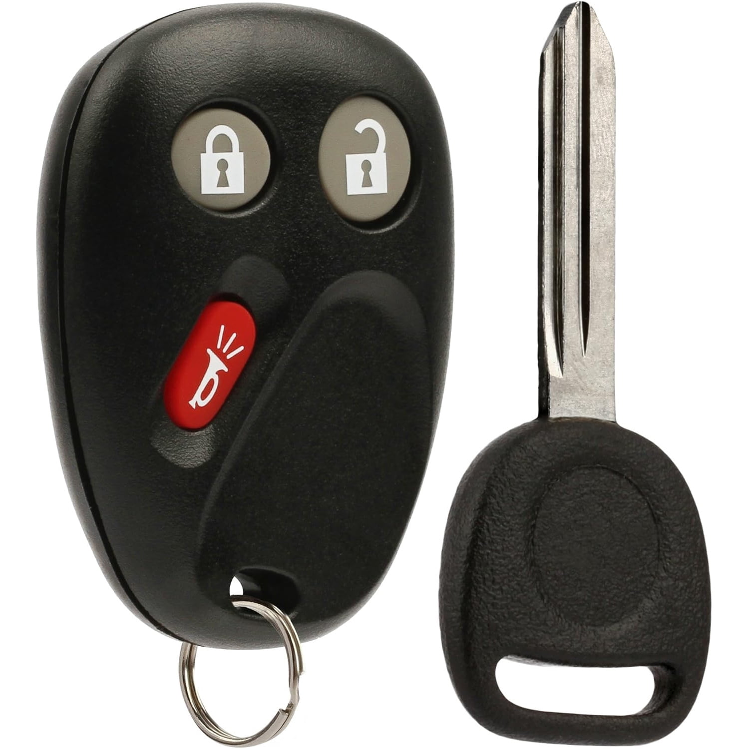 Car Key Fob Keyless Entry Remote with Ignition Key fits Chevy ...