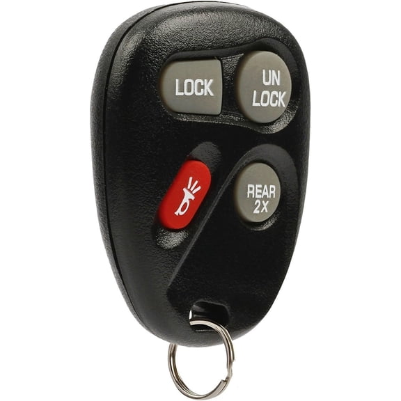 Car Key Fob Keyless Entry Remote fits Chevy Astro Blazer/GMC Jimmy Safari/Oldsmobile Bravada 1998 1999 2000 2001 (KOBUT1BT, 15732805)