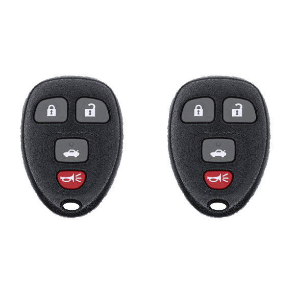 Car Key Fob Keyless Entry Remote for 2006-2009 Buick LaCrosse FCC KOBGT04A Part Number 15252034 Pack of 2