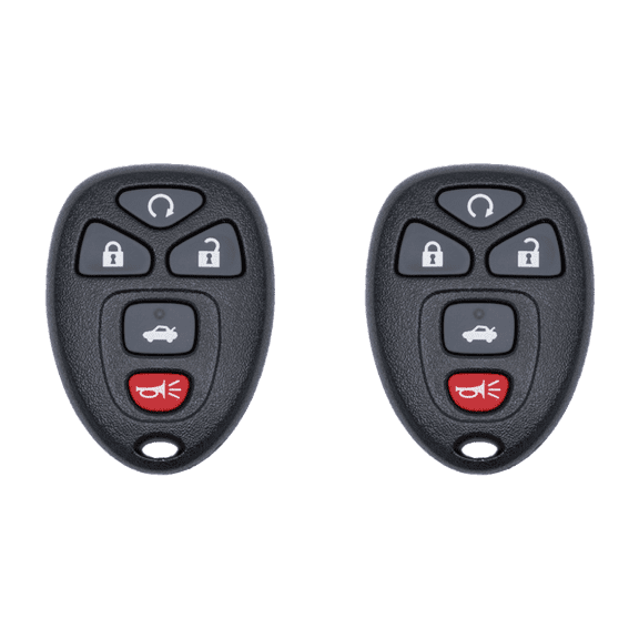 Car Key Fob Keyless Entry Remote for 2006 Buick Lucerne FCC OUC60270 OUC60221 Part Number 10337867 15912860 20935331 22952176 Pack of 2