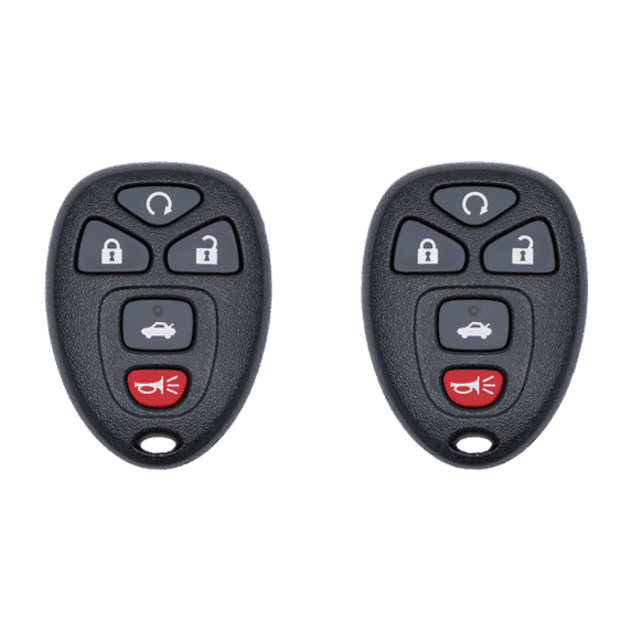 Car Key Fob Keyless Entry Remote for 2006 Chevrolet Malibu FCC KOBGT04A Part Number 22733524 Pack of 2