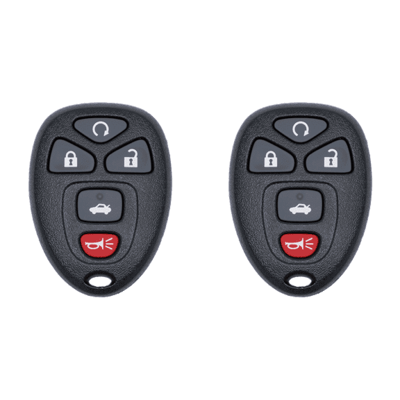 Car Key Fob Keyless Entry Remote for 2006 Pontiac Grand Prix FCC KOBGT04A Part Number 22733524 Pack of 2