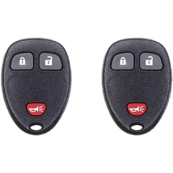 Car Key Fob Keyless Entry Remote for 2007 Saturn Relay FCC KOBGT04A Part Number 15777636 15100811 Pack of 2