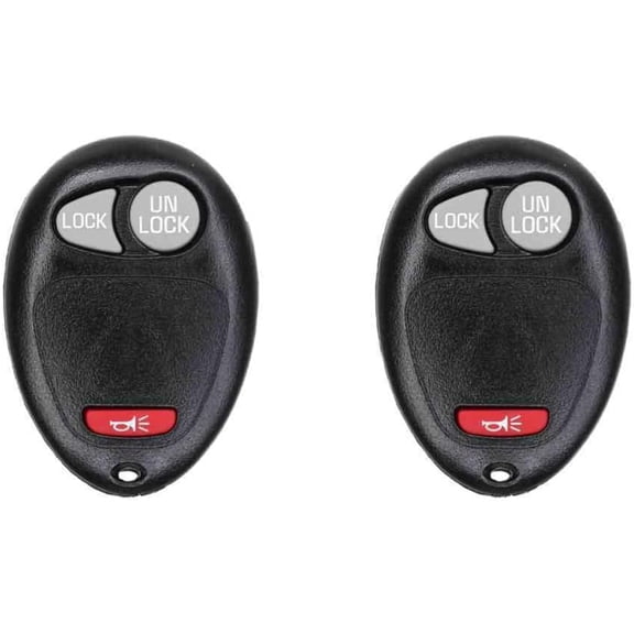 Car Key Fob Keyless Entry Remote for 2008 Hummer H3 FCC L2C0007T Part Number 10335583 10335582-88 Pack of 2