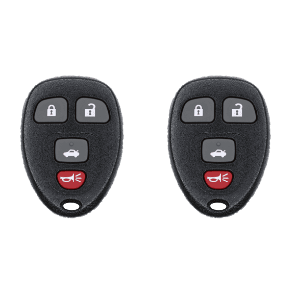 Car Key Fob Keyless Entry Remote for 2008 Saturn Aura FCC KOBGT04A Part Number 15252034 Pack of 2